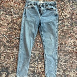 Topshop Light Blue Skinny Jeans